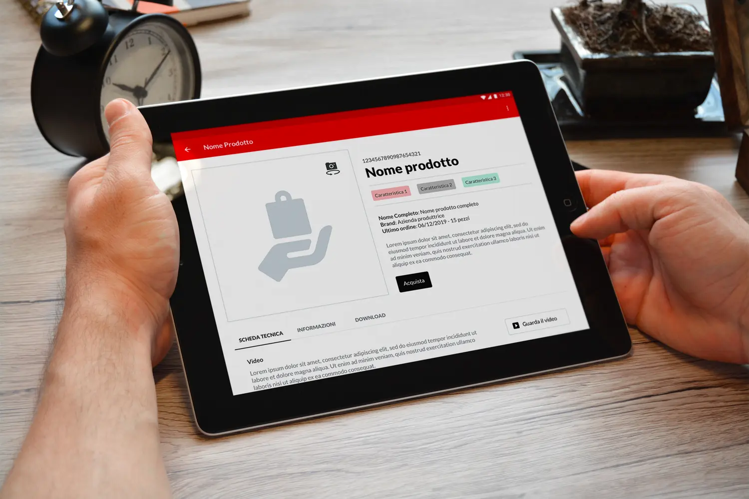 App per venditori catalogo