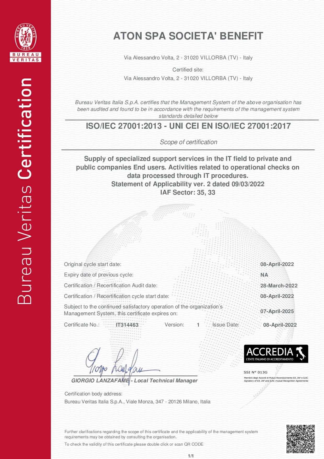 iso27001-Certificate