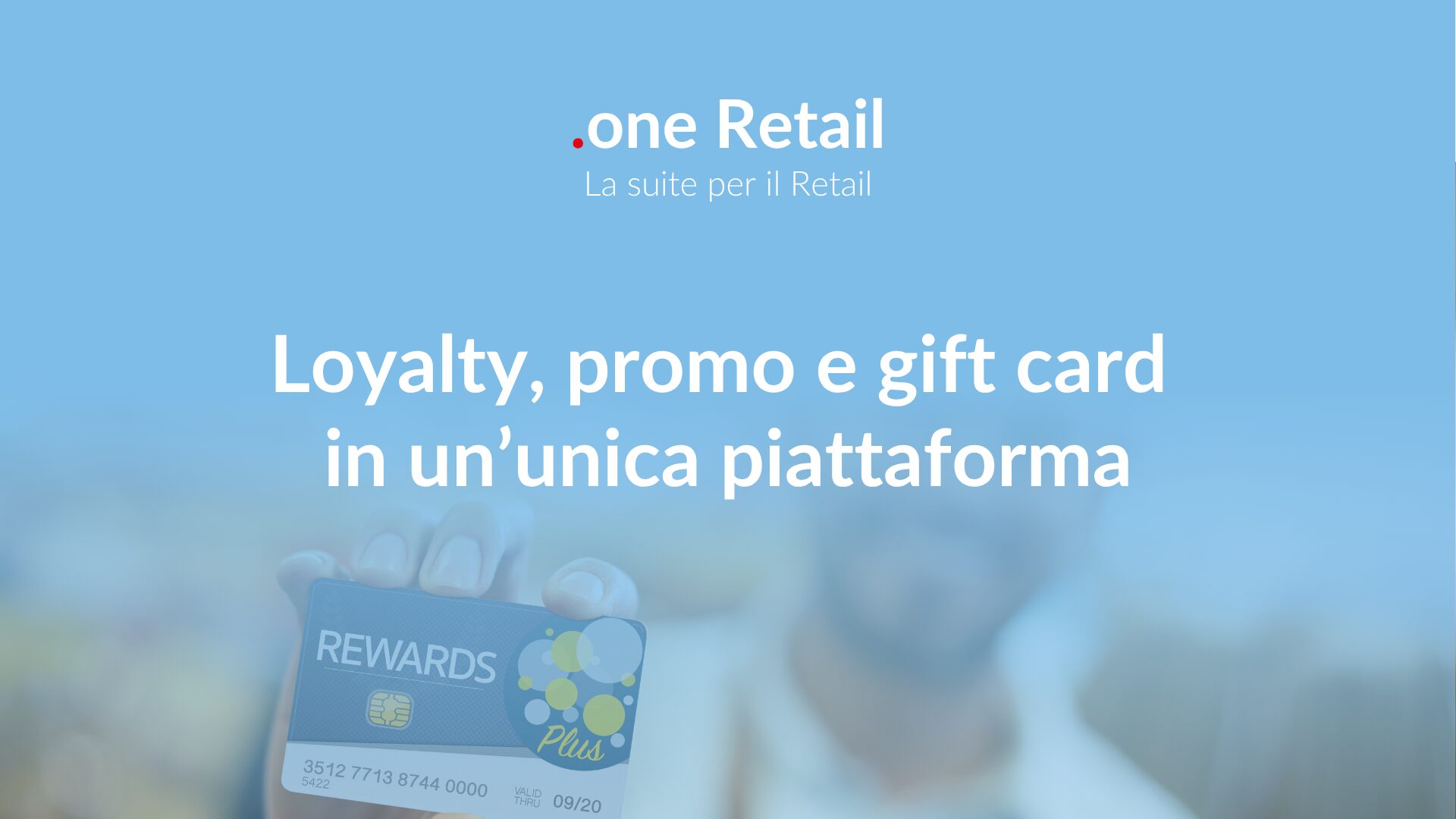 Loyalty, promo e gift card in .one Retail - Aton