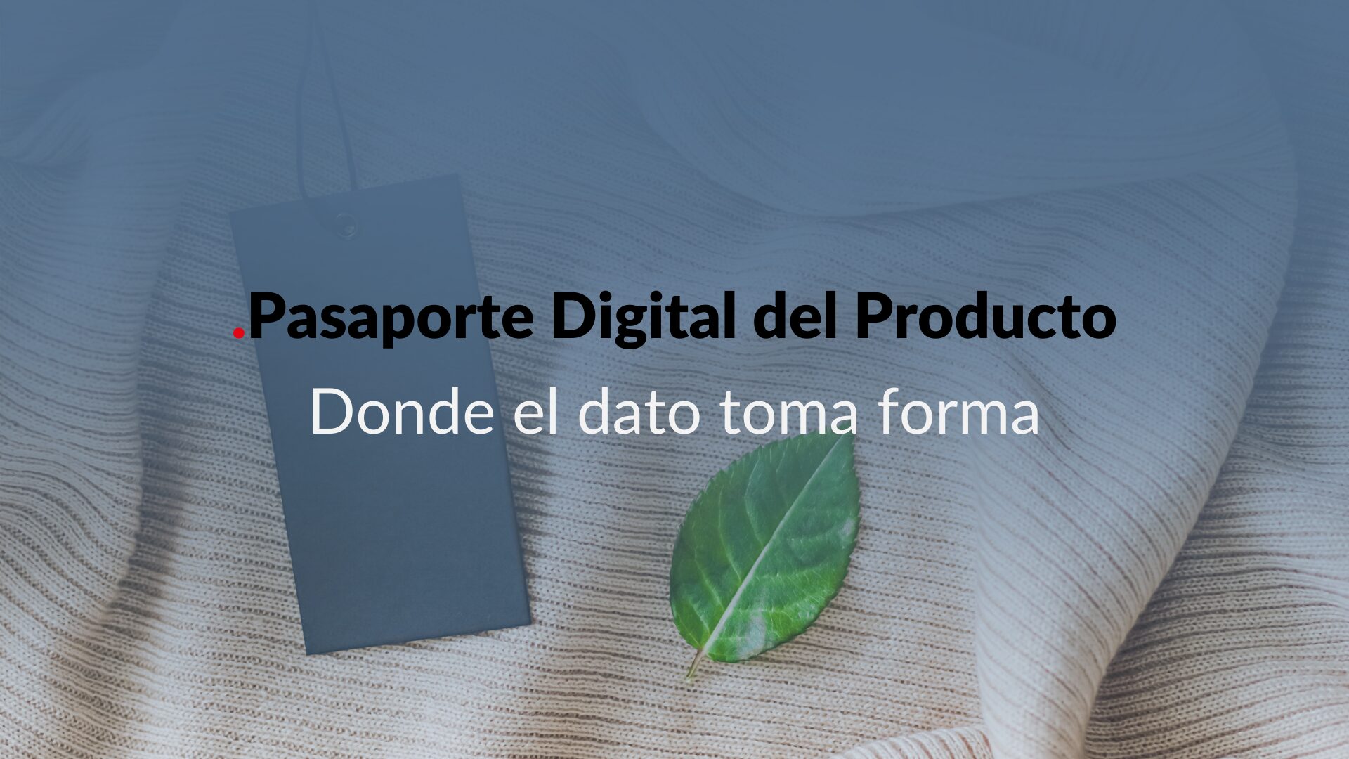 Pasaporte digital del producto (DPP) en el fashion