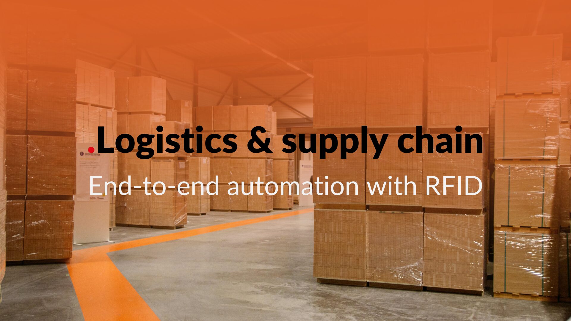 RFID logistics automation