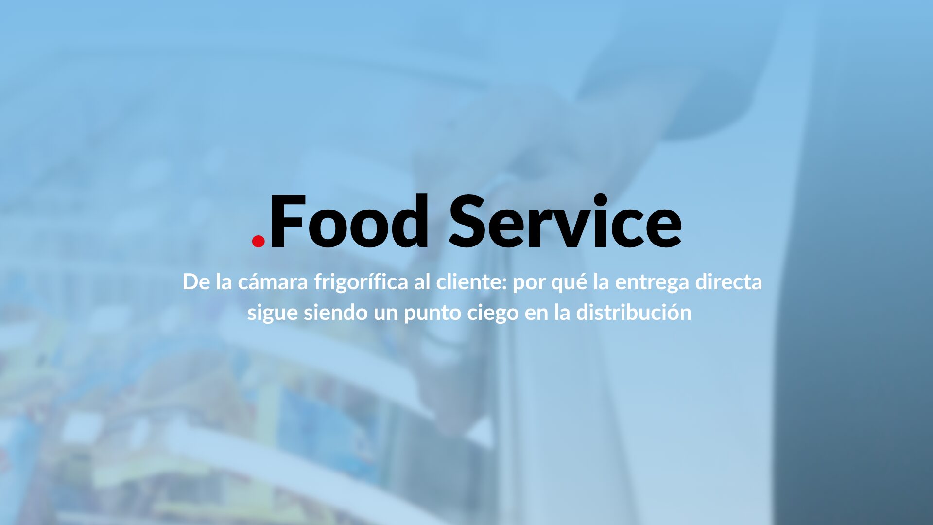 entrega directa de distribución de alimentos